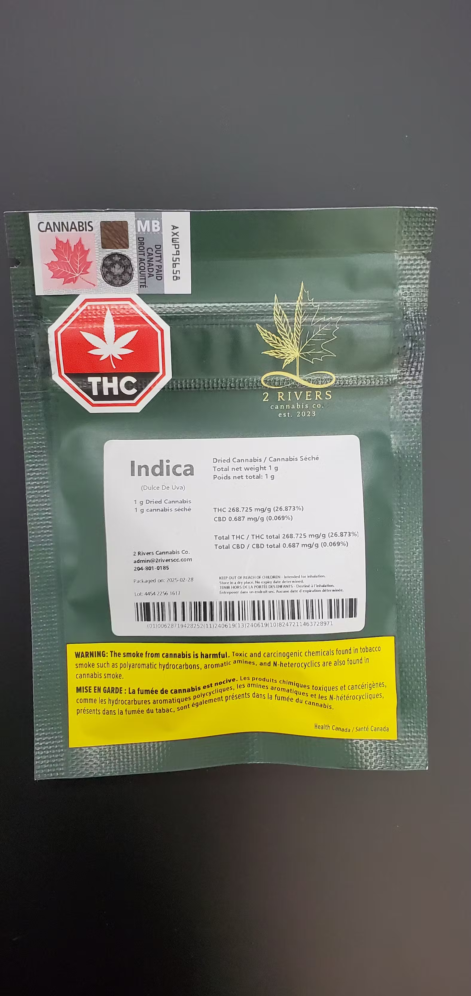 2 Rivers Flower - (Rotating) INDICA