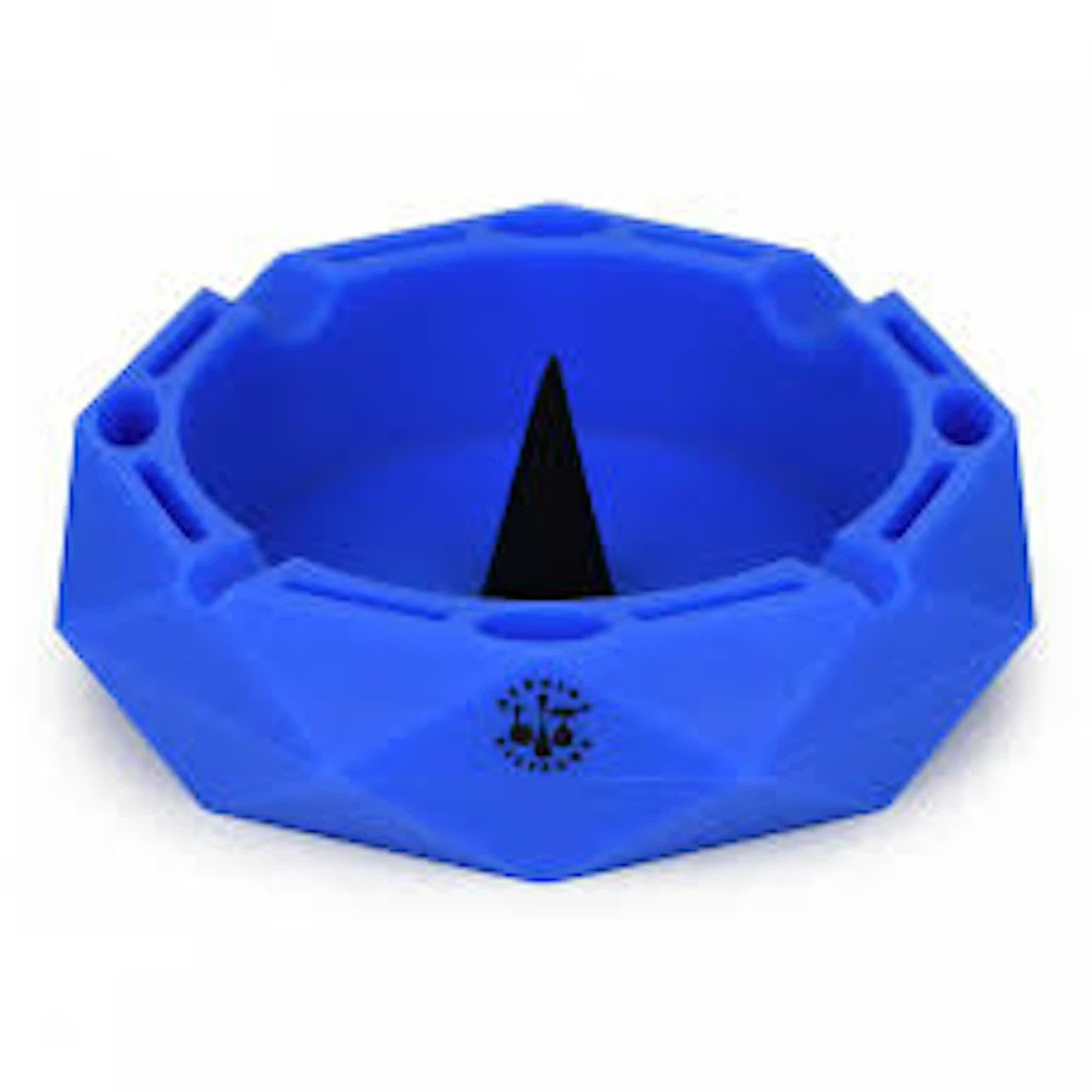 5" Round Ashtray Blue